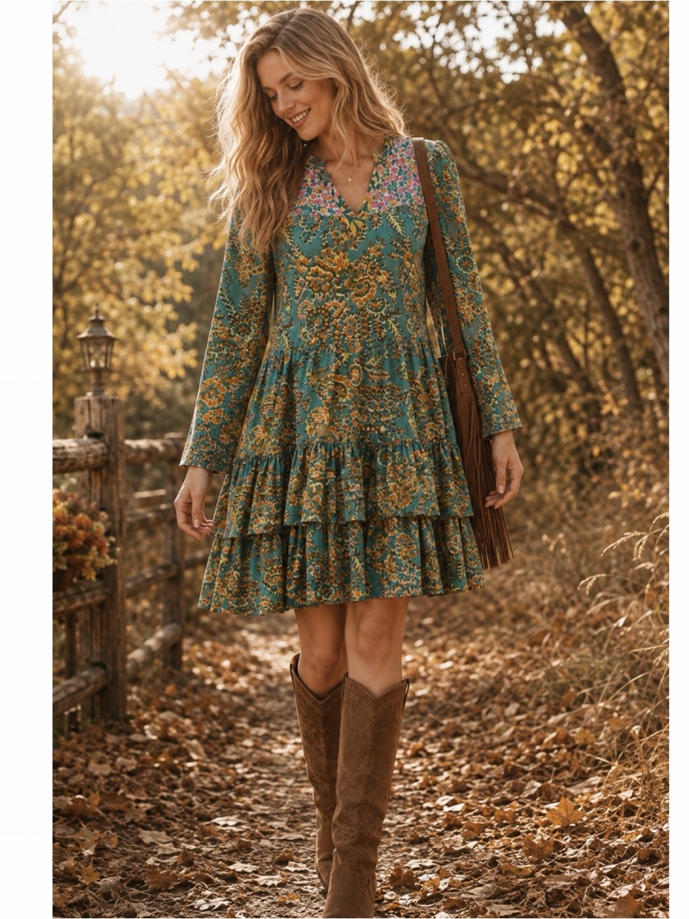 Alix of Bohemia Squash Blossom Dress
